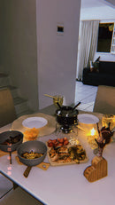 Panela de Fondue 10 Peças Inox