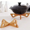 KIT 3 Descanso de Panela de Bambu