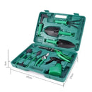 Kit Para Jardinagem Jogo Ferramentas  Maleta com 10 Peças