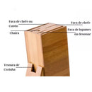 Faqueiro Organizador de Bambu