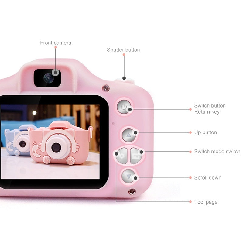 Mini Câmera Infantil Recarregável