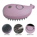 Escova A Vapor 3 Em 1 Para Cães E Gatos De Estimação Remoção De Pêlos