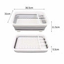 Escorredor Louças de Silicone Dobrável